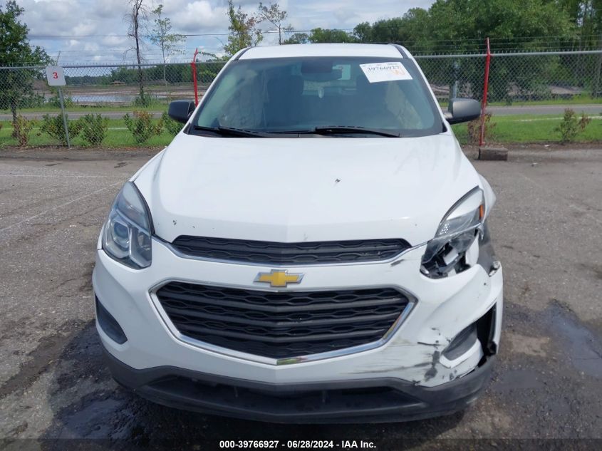 2017 Chevrolet Equinox Ls VIN: 2GNALBEK7H6103184 Lot: 39766927