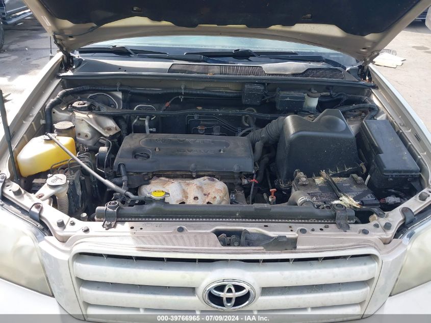 2007 Toyota Highlander VIN: JTEGD21A170169391 Lot: 39766965