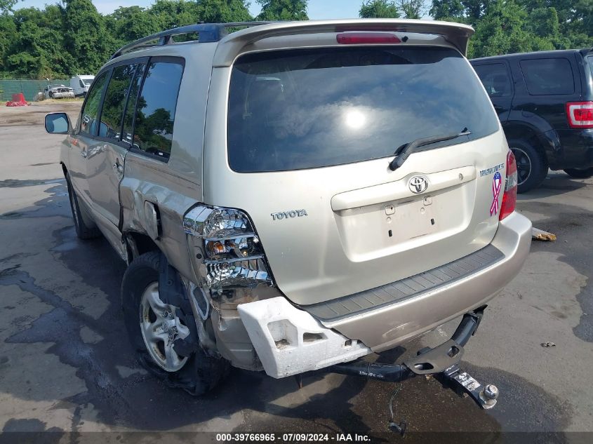 2007 Toyota Highlander VIN: JTEGD21A170169391 Lot: 39766965