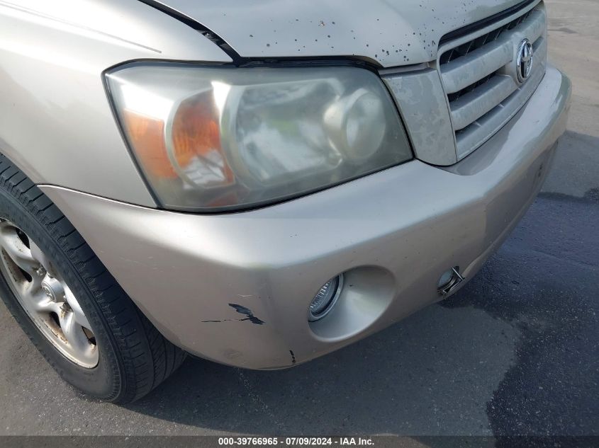 2007 Toyota Highlander VIN: JTEGD21A170169391 Lot: 39766965