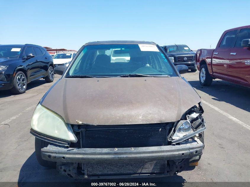 2004 Honda Civic Ex VIN: 2HGES26774H526080 Lot: 39767002