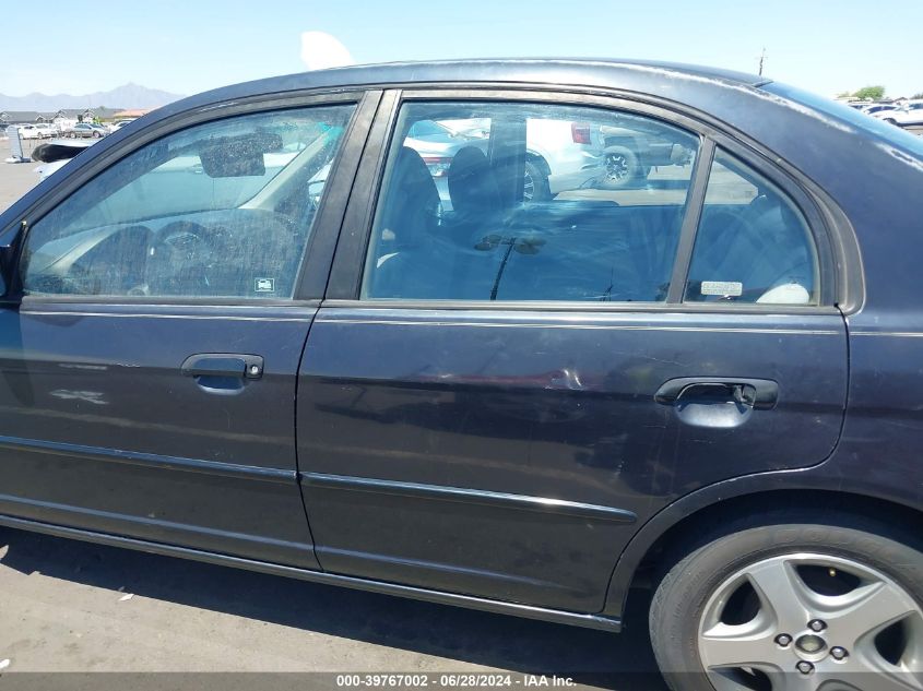 2004 Honda Civic Ex VIN: 2HGES26774H526080 Lot: 39767002