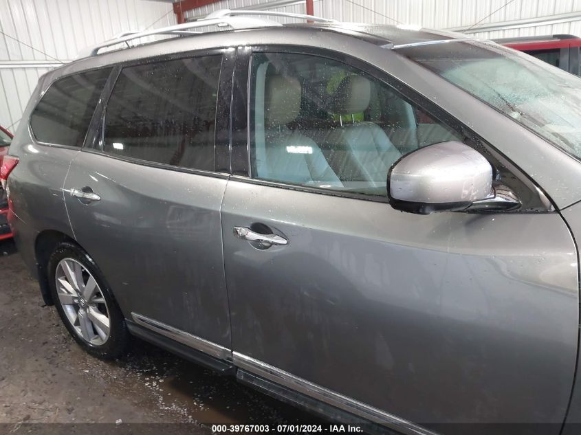 2015 Nissan Pathfinder Platinum VIN: 5N1AR2MN5FC711627 Lot: 39767003