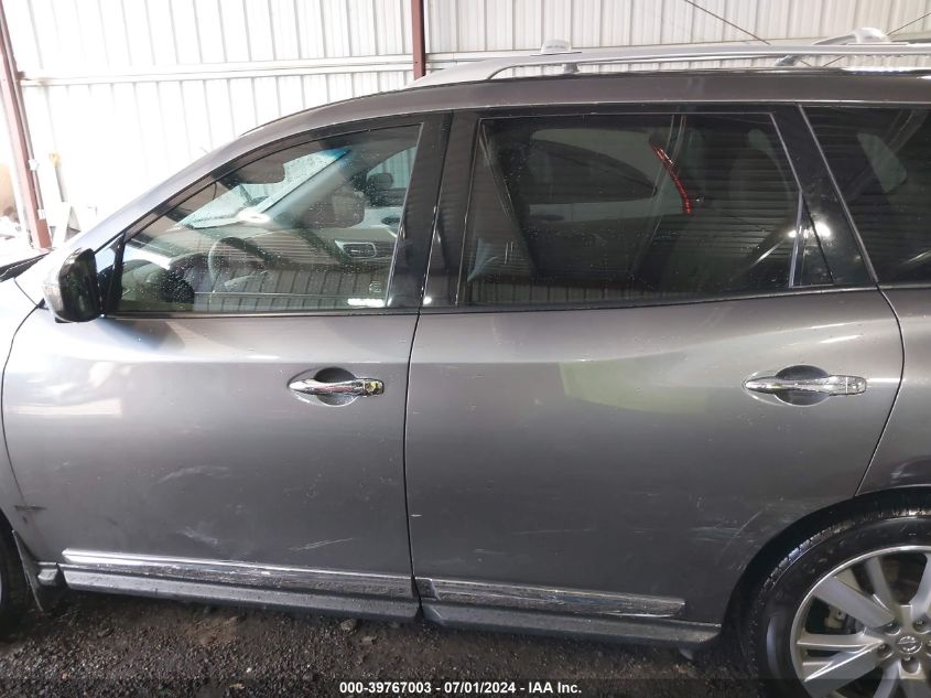 2015 Nissan Pathfinder Platinum VIN: 5N1AR2MN5FC711627 Lot: 39767003