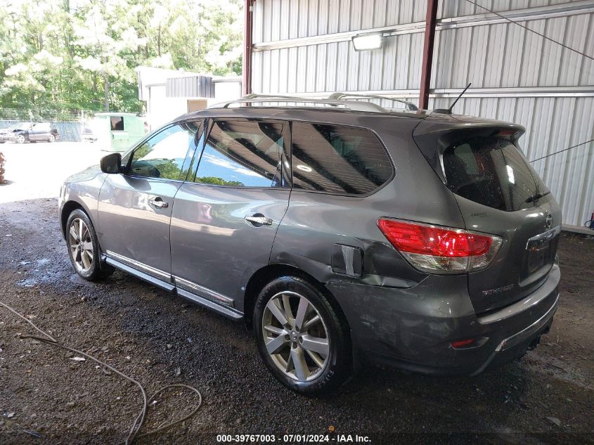 2015 Nissan Pathfinder Platinum VIN: 5N1AR2MN5FC711627 Lot: 39767003