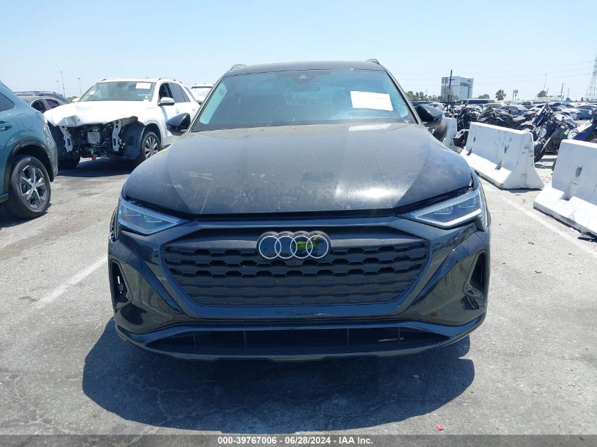 2024 Audi Q8 E-Tron Premium Plus Quattro VIN: WA15AAGE3RB040093 Lot: 39767006