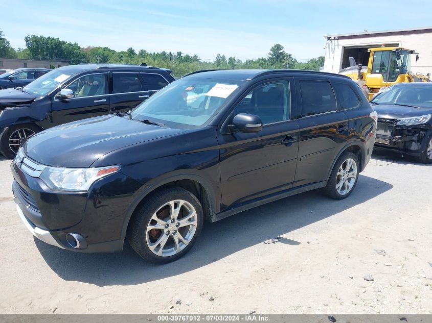 2015 Mitsubishi Outlander Se VIN: JA4AZ3A37FZ009944 Lot: 39767012