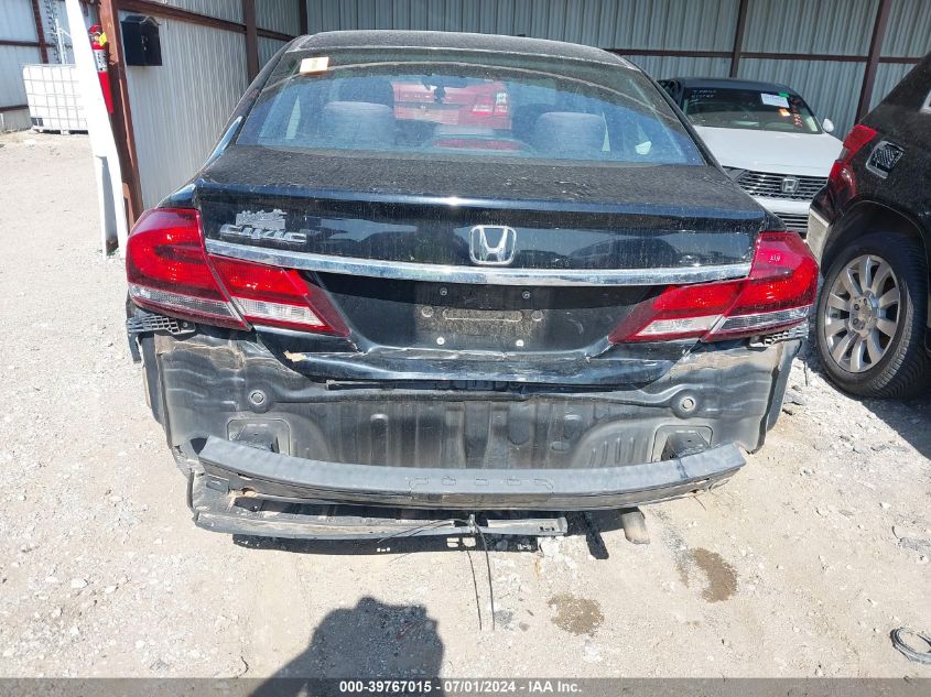 2013 Honda Civic Lx VIN: 19XFB2F57DE042570 Lot: 39767015