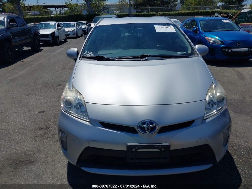 2015 Toyota Prius Two VIN: JTDKN3DUXF0413710 Lot: 39767022