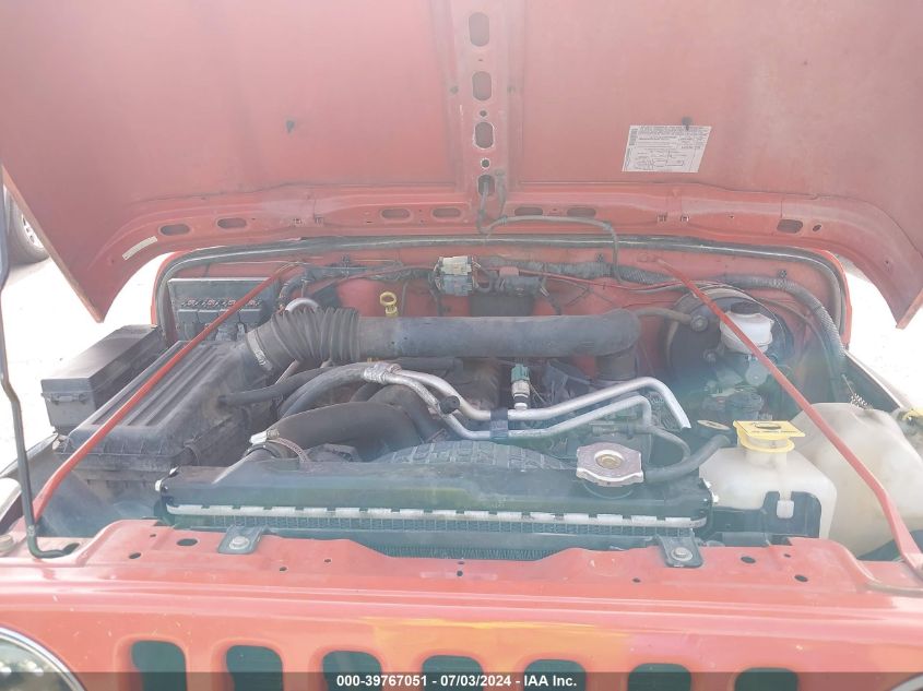 2005 Jeep Wrangler Se VIN: 1J4FA29S95P321695 Lot: 39767051