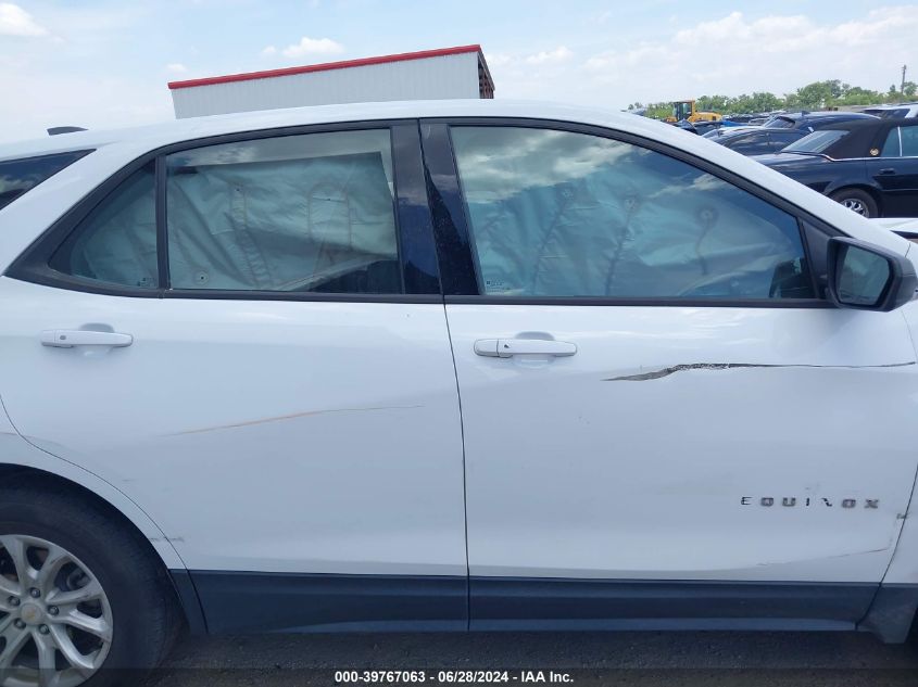 2018 Chevrolet Equinox Ls VIN: 2GNAXHEV1J6326456 Lot: 39767063