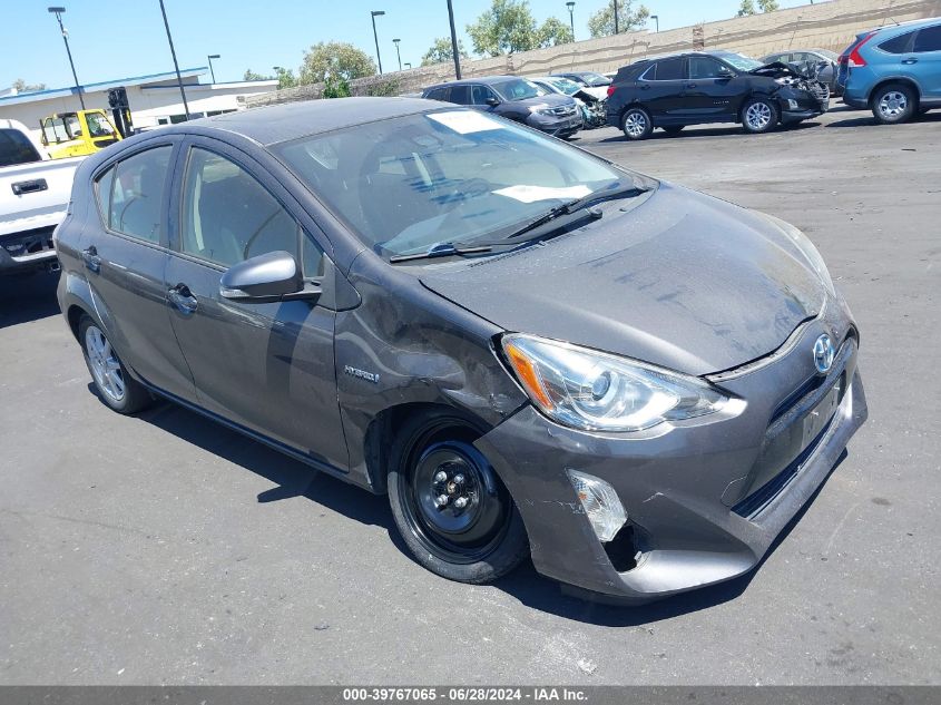 2016 Toyota Prius C VIN: JTDKDTB37G1122297 Lot: 39767065