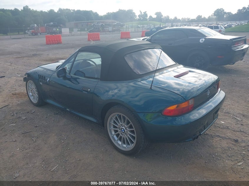 1998 BMW Z3 2.8 VIN: 4USCJ3321WLC11589 Lot: 39767077