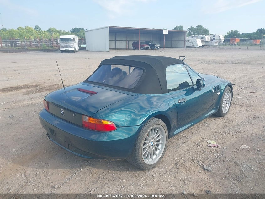 1998 BMW Z3 2.8 VIN: 4USCJ3321WLC11589 Lot: 39767077