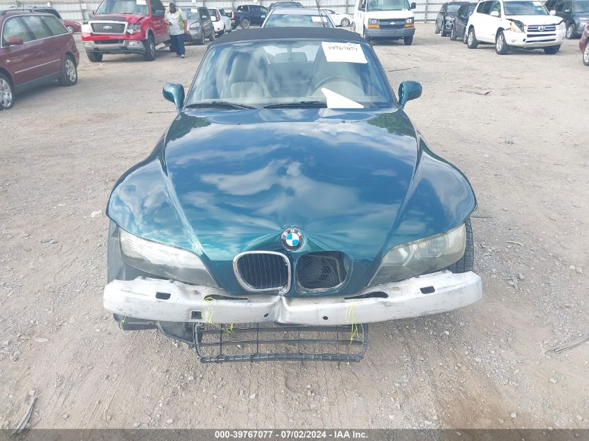 1998 BMW Z3 2.8 VIN: 4USCJ3321WLC11589 Lot: 39767077