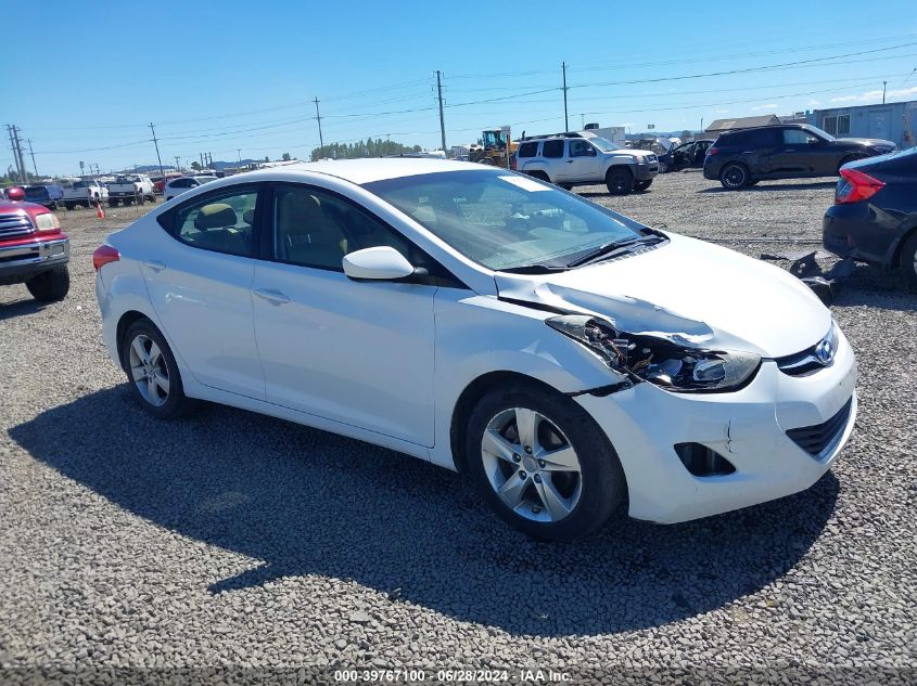 2012 Hyundai Elantra Gls VIN: 5NPDH4AE4CH117387 Lot: 39767100