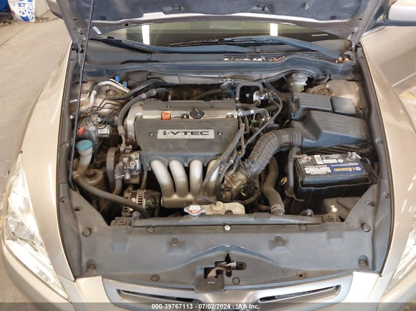 2004 Honda Accord 2.4 Ex VIN: 1HGCM568X4A002321 Lot: 39767113