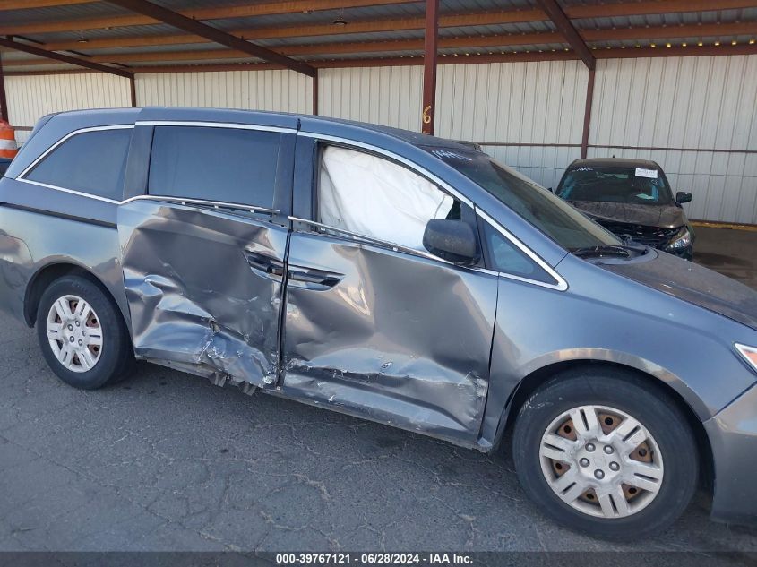 2011 Honda Odyssey Lx VIN: 5FNRL5H28BB019773 Lot: 39767121