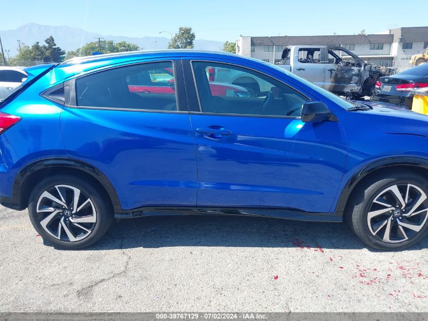 2019 Honda Hr-V Sport VIN: 3CZRU5H14KM729618 Lot: 39767129