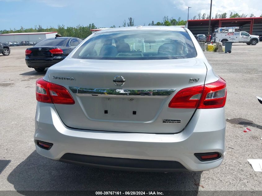 2019 Nissan Sentra Sv VIN: 3N1AB7AP0KY448107 Lot: 39767161