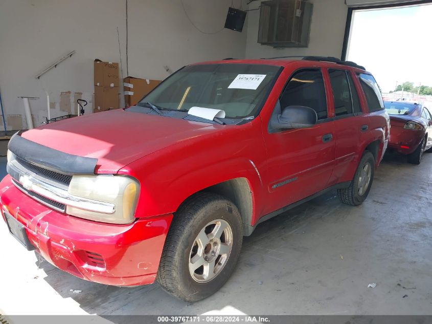 1GNDS13SX22368568 2002 Chevrolet Trailblazer Ls