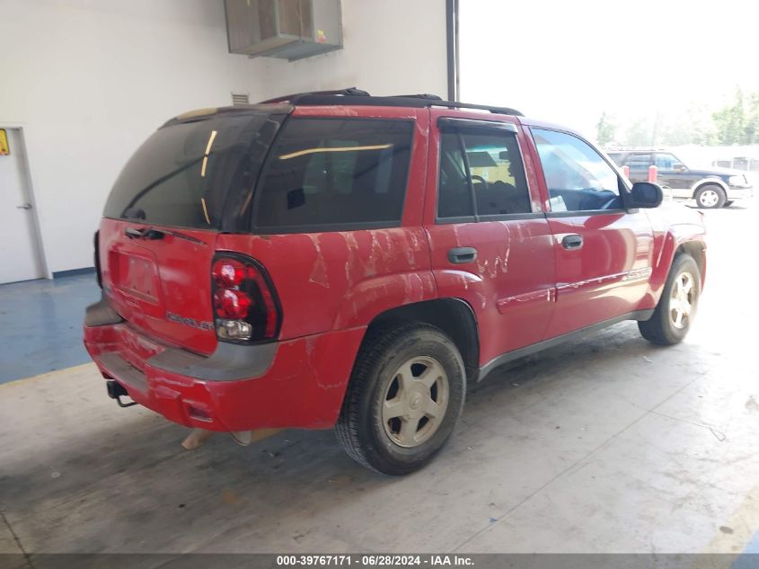 2002 Chevrolet Trailblazer Ls VIN: 1GNDS13SX22368568 Lot: 39767171