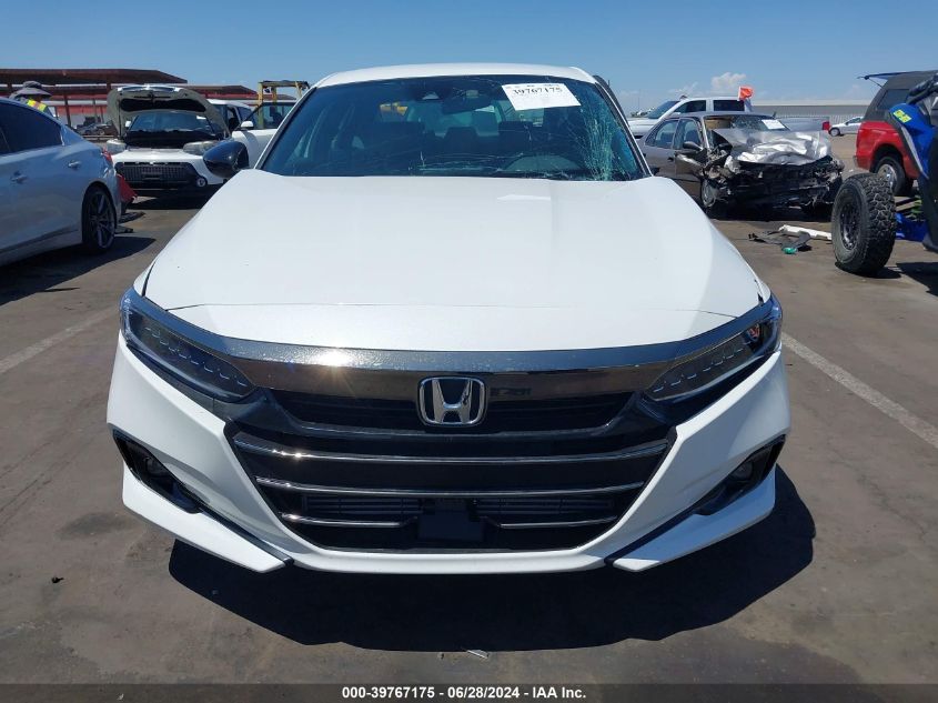 2022 Honda Accord Sport VIN: 1HGCV1F37NA066912 Lot: 39767175
