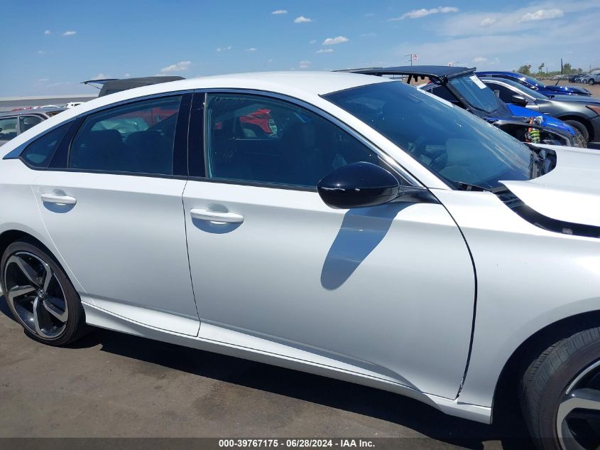 2022 Honda Accord Sport VIN: 1HGCV1F37NA066912 Lot: 39767175