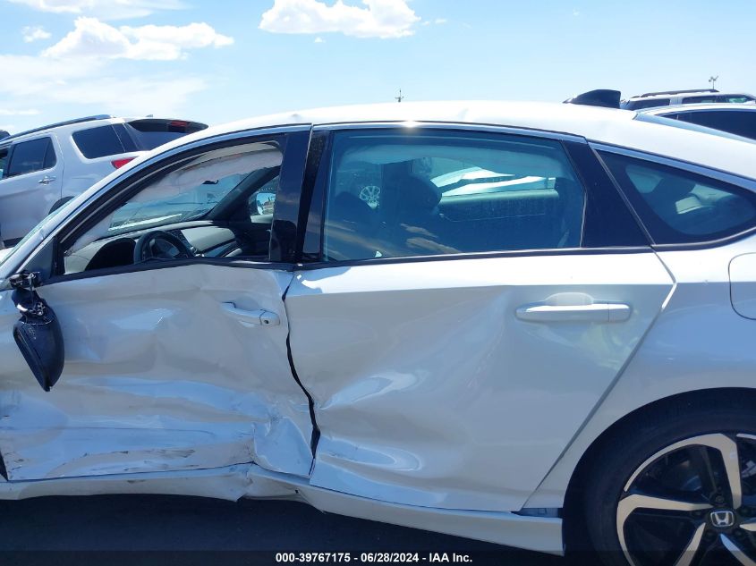 2022 Honda Accord Sport VIN: 1HGCV1F37NA066912 Lot: 39767175