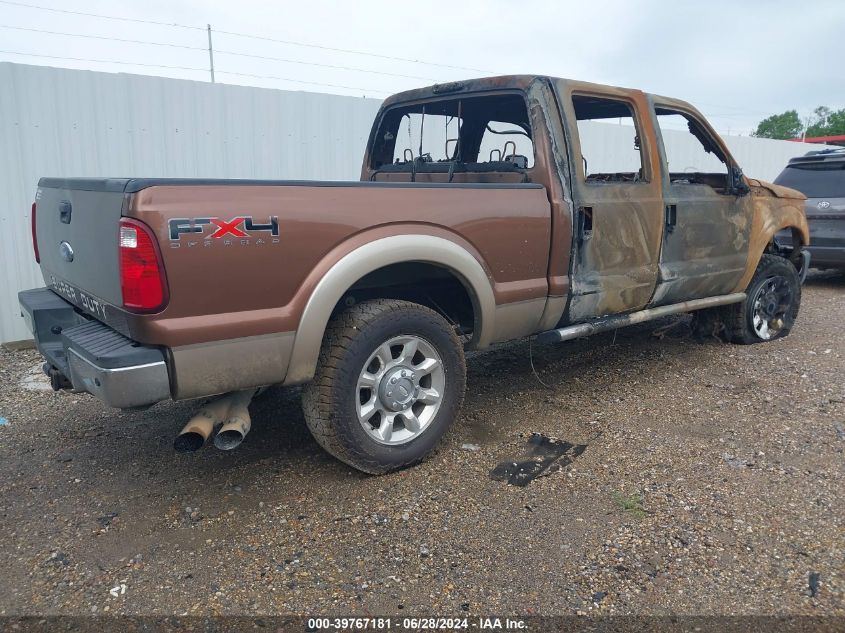 2011 Ford F-250 Lariat VIN: 1FT7W2BT8BEB85968 Lot: 39767181