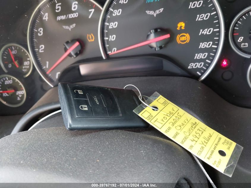 2005 Chevrolet Corvette VIN: 1G1YY24U355103890 Lot: 39767192