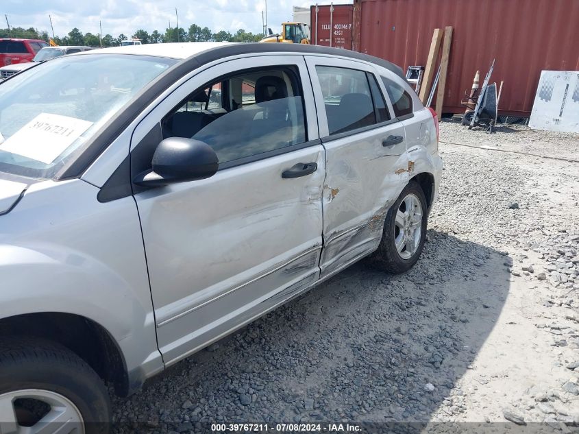 2008 Dodge Caliber Sxt VIN: 1B3HB48B68D621145 Lot: 39767211