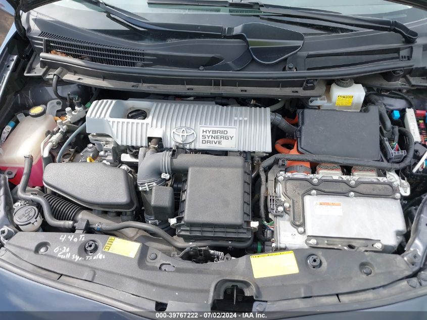 2011 Toyota Prius Two VIN: JTDKN3DU7B1421333 Lot: 39767222