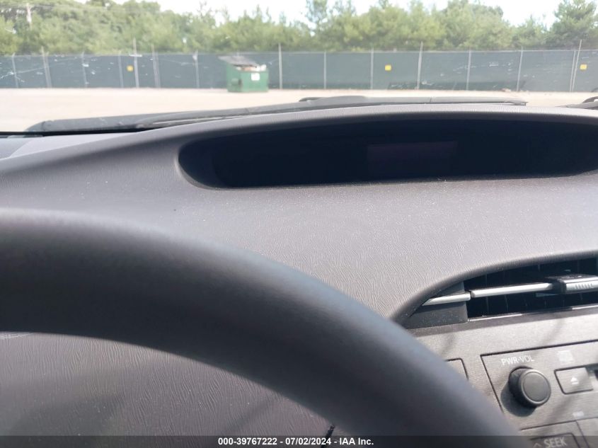 2011 Toyota Prius Two VIN: JTDKN3DU7B1421333 Lot: 39767222