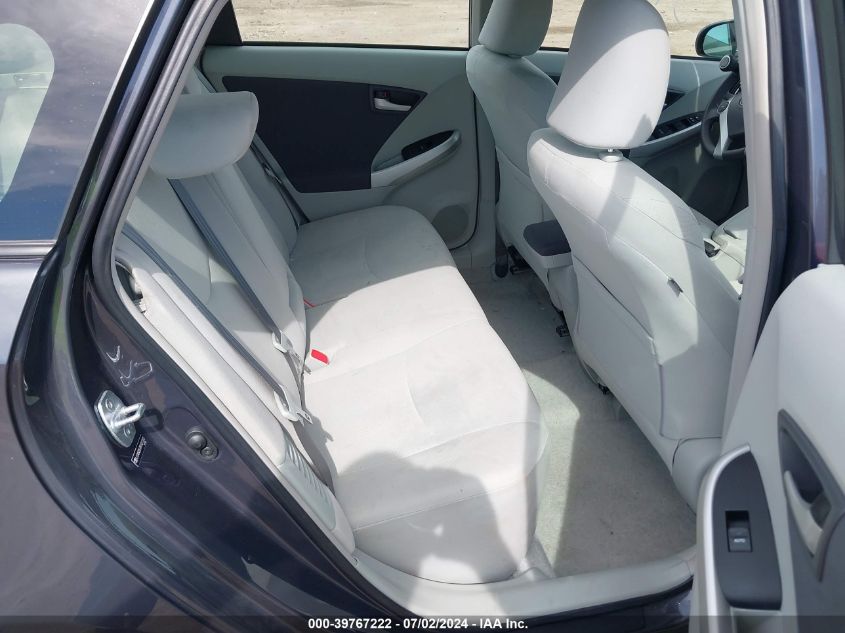 2011 Toyota Prius Two VIN: JTDKN3DU7B1421333 Lot: 39767222