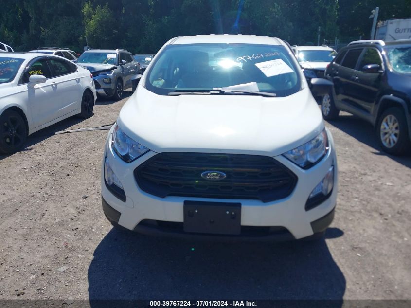 2021 Ford Ecosport S VIN: MAJ3S2FEXMC438556 Lot: 39767224