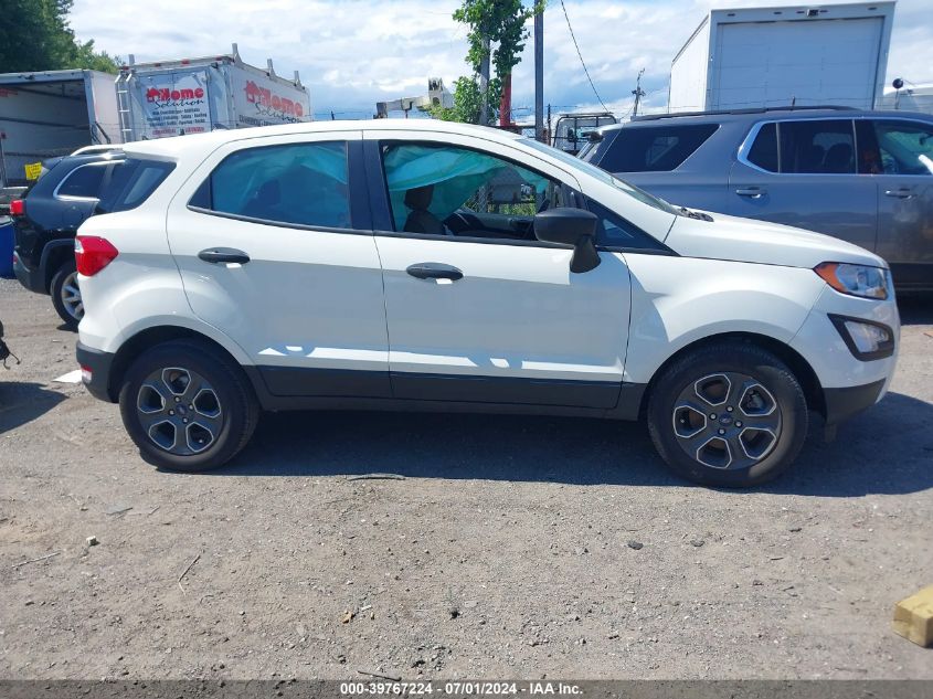 2021 Ford Ecosport S VIN: MAJ3S2FEXMC438556 Lot: 39767224