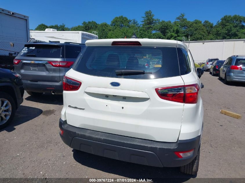 2021 Ford Ecosport S VIN: MAJ3S2FEXMC438556 Lot: 39767224