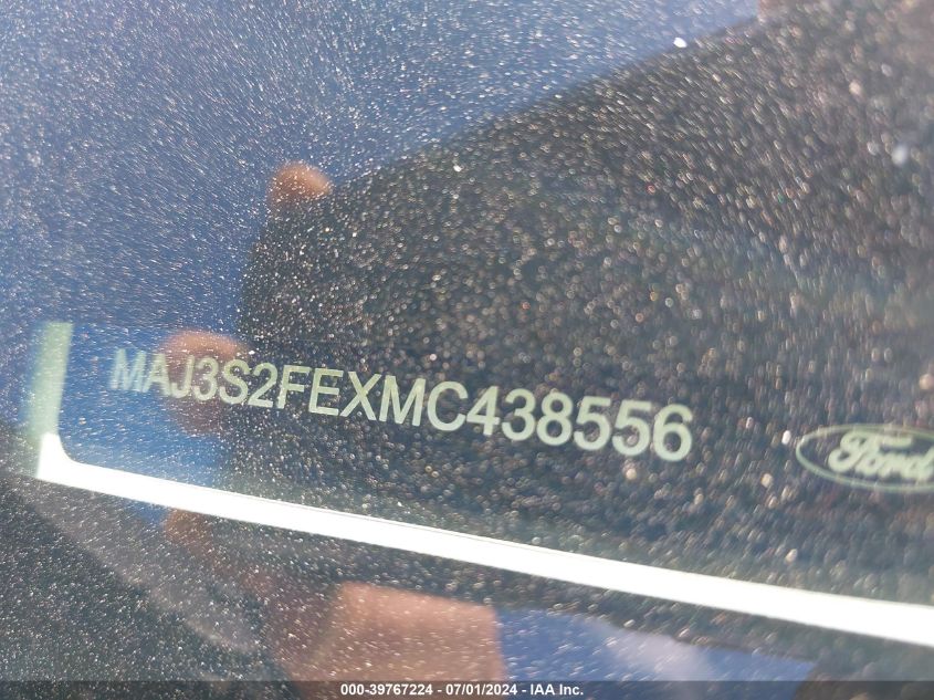 2021 Ford Ecosport S VIN: MAJ3S2FEXMC438556 Lot: 39767224