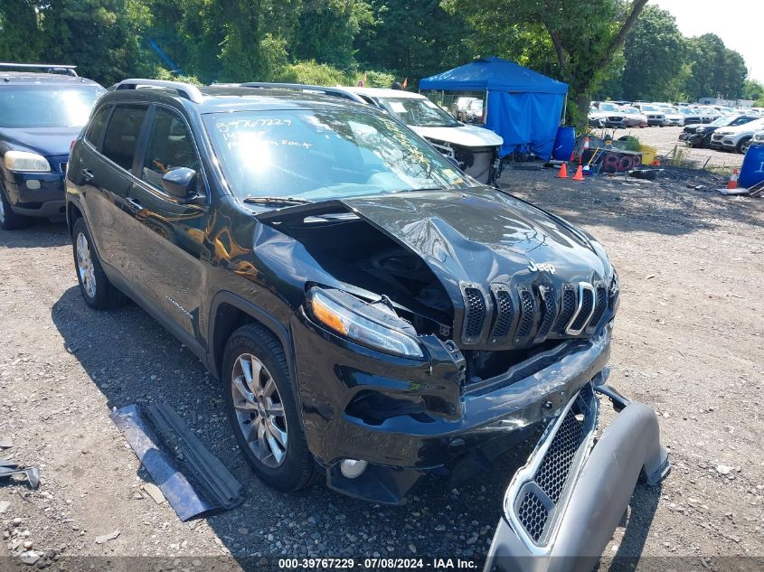 2014 Jeep Cherokee Limited VIN: 1C4PJMDS4EW140619 Lot: 39767229