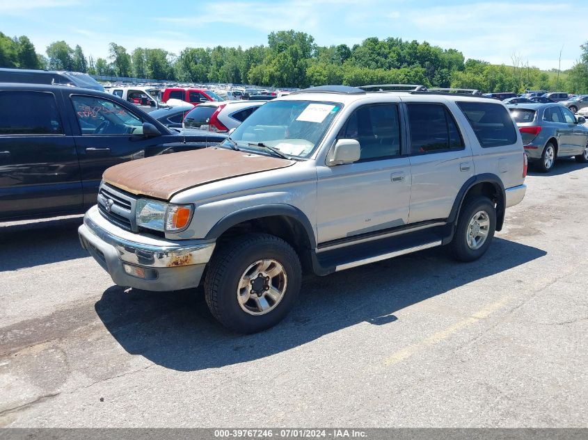 1999 Toyota 4Runner Sr5 V6 VIN: JT3HN86R1X0202076 Lot: 39767246