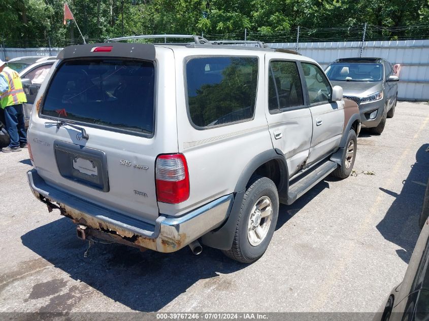 1999 Toyota 4Runner Sr5 V6 VIN: JT3HN86R1X0202076 Lot: 39767246