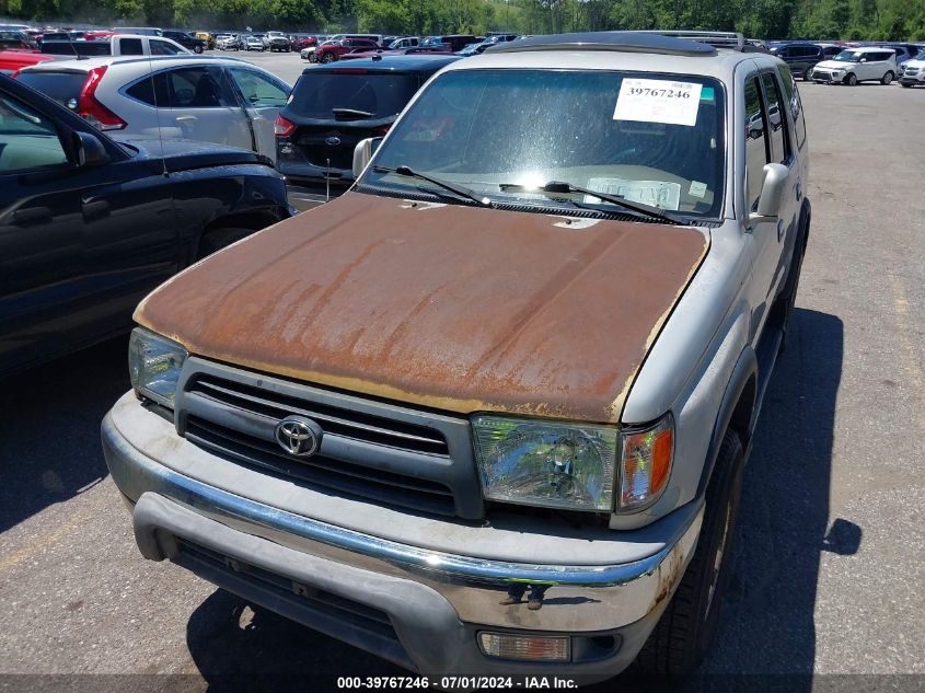 1999 Toyota 4Runner Sr5 V6 VIN: JT3HN86R1X0202076 Lot: 39767246