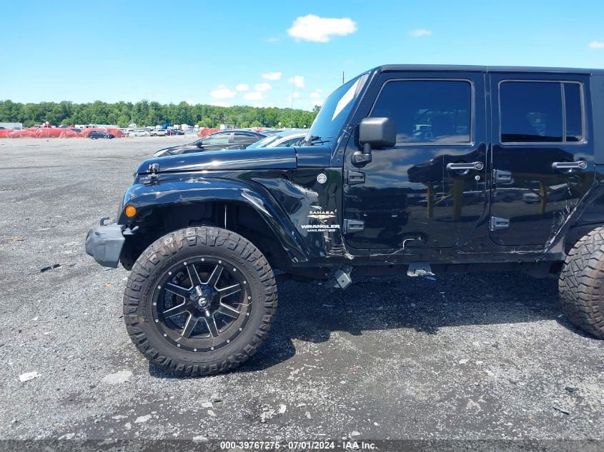 2012 Jeep Wrangler Unlimited Sahara VIN: 1C4BJWEG8CL265024 Lot: 39767275