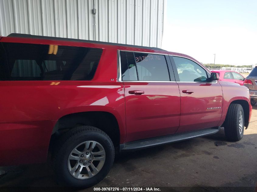 2015 Chevrolet Suburban 1500 Lt VIN: 1GNSKJKC6FR534129 Lot: 39767276