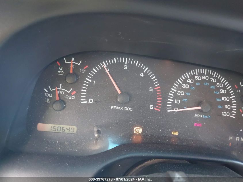 1998 Dodge Ram 1500 St VIN: 1B7HF13Z9WJ257453 Lot: 39767278