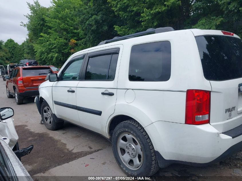 2015 Honda Pilot Lx VIN: 5FNYF4H21FB008133 Lot: 39767297