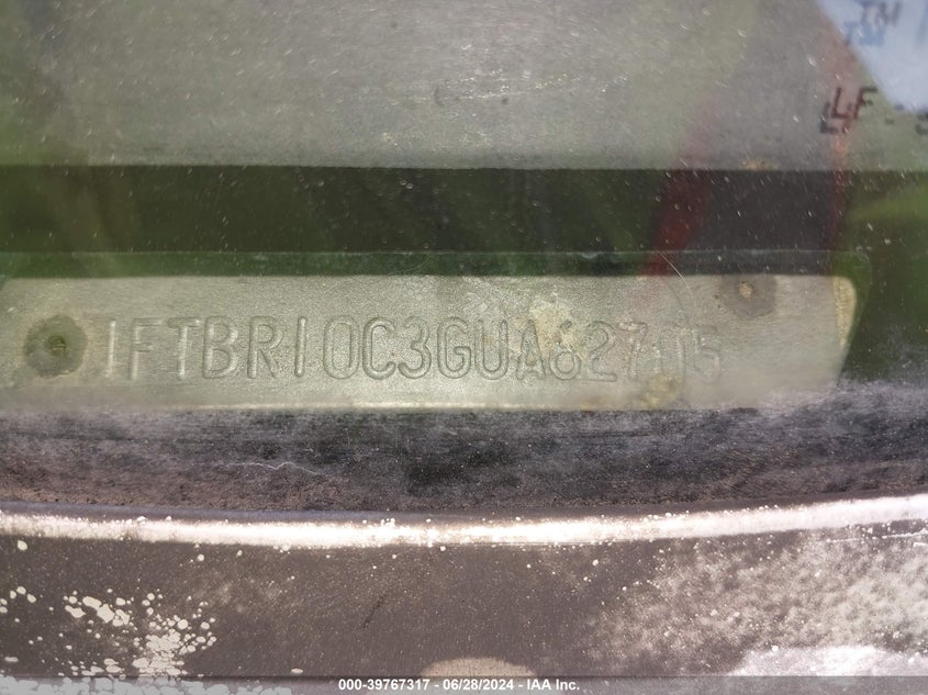 1986 Ford Ranger VIN: 1FTBR10C3GUA62705 Lot: 39767317