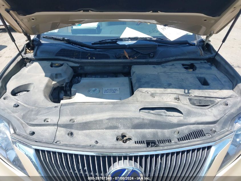 2010 Lexus Rx 450H VIN: JTJBC1BA6A2006643 Lot: 39767348