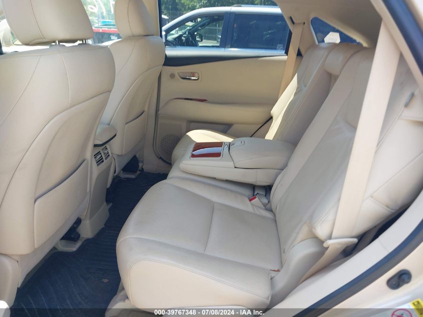 2010 Lexus Rx 450H VIN: JTJBC1BA6A2006643 Lot: 39767348